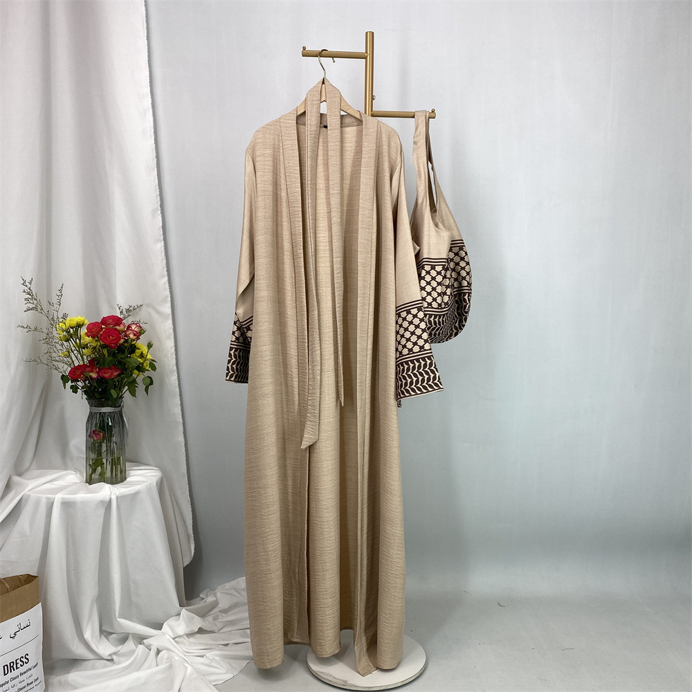 Women Bags Dubai - Abaya musulmane ouverte sur le devant