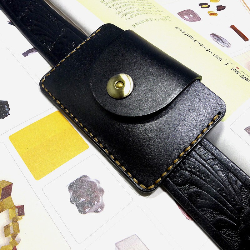 Women Bags Handmade - Blongk-Sac banane ultra fin en cuir