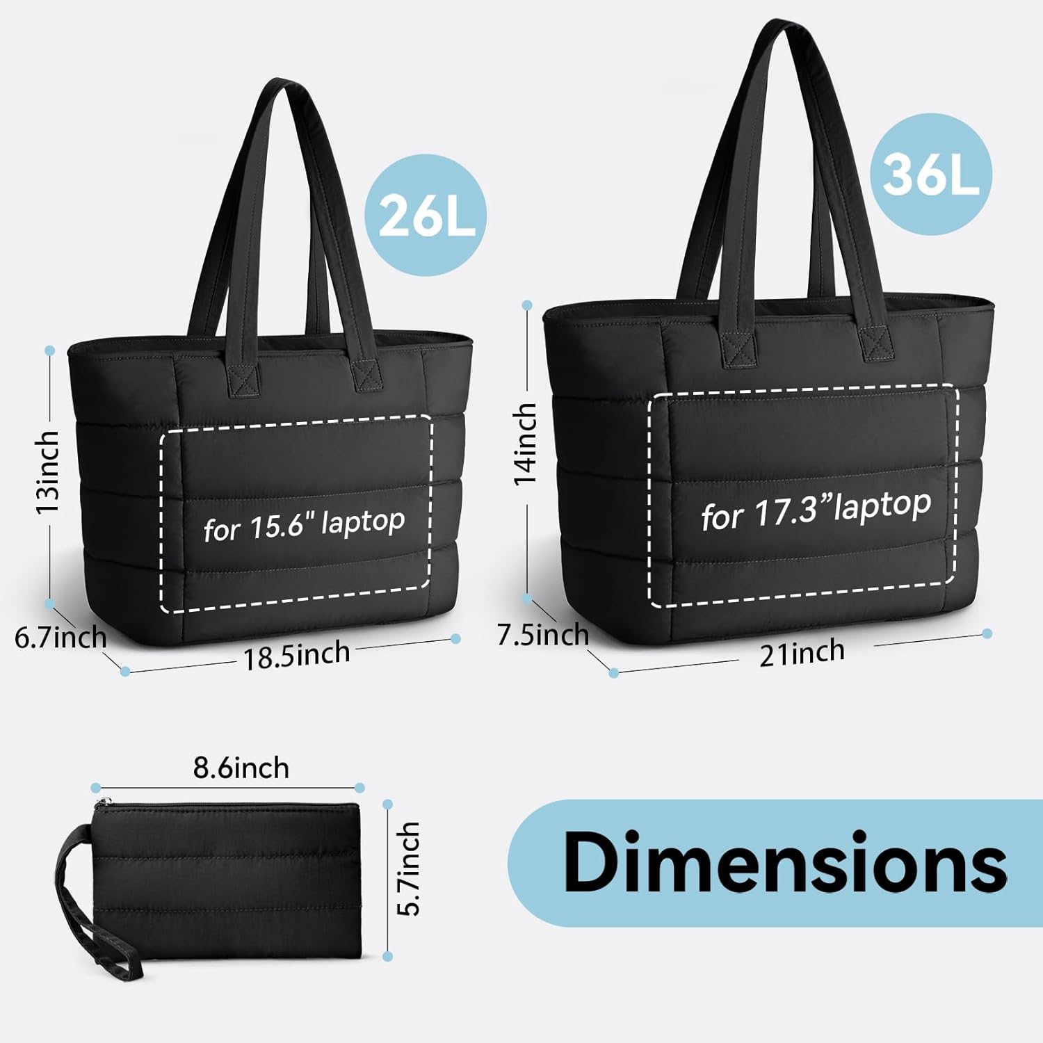 Sac fourre-tout matelassé pour - Women'S Work Bags Tote avis et prix