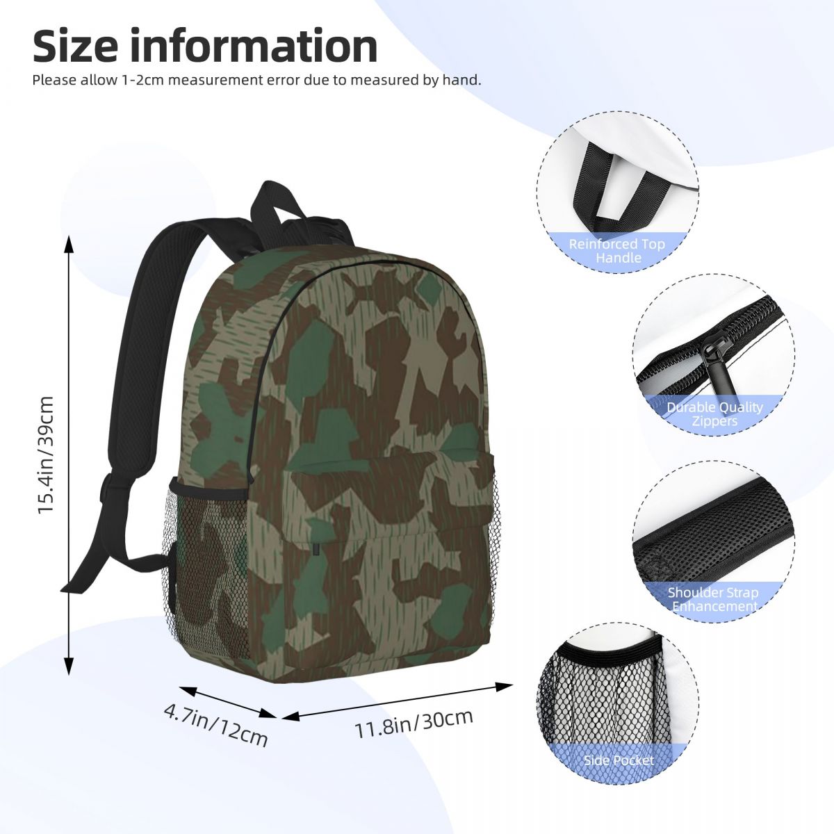 Sac à dos camouflage Splittert - Women Bags Germany avis et prix