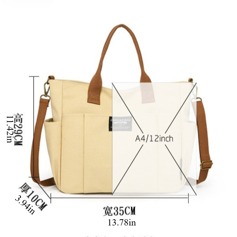 Grand sac fourre-tout en toile - Women'S Work Bags Tote avis et prix