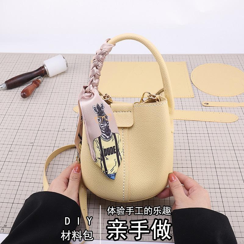 Sac tricoté DIY - Sac seau mes - Women Bags Handmade avis et prix