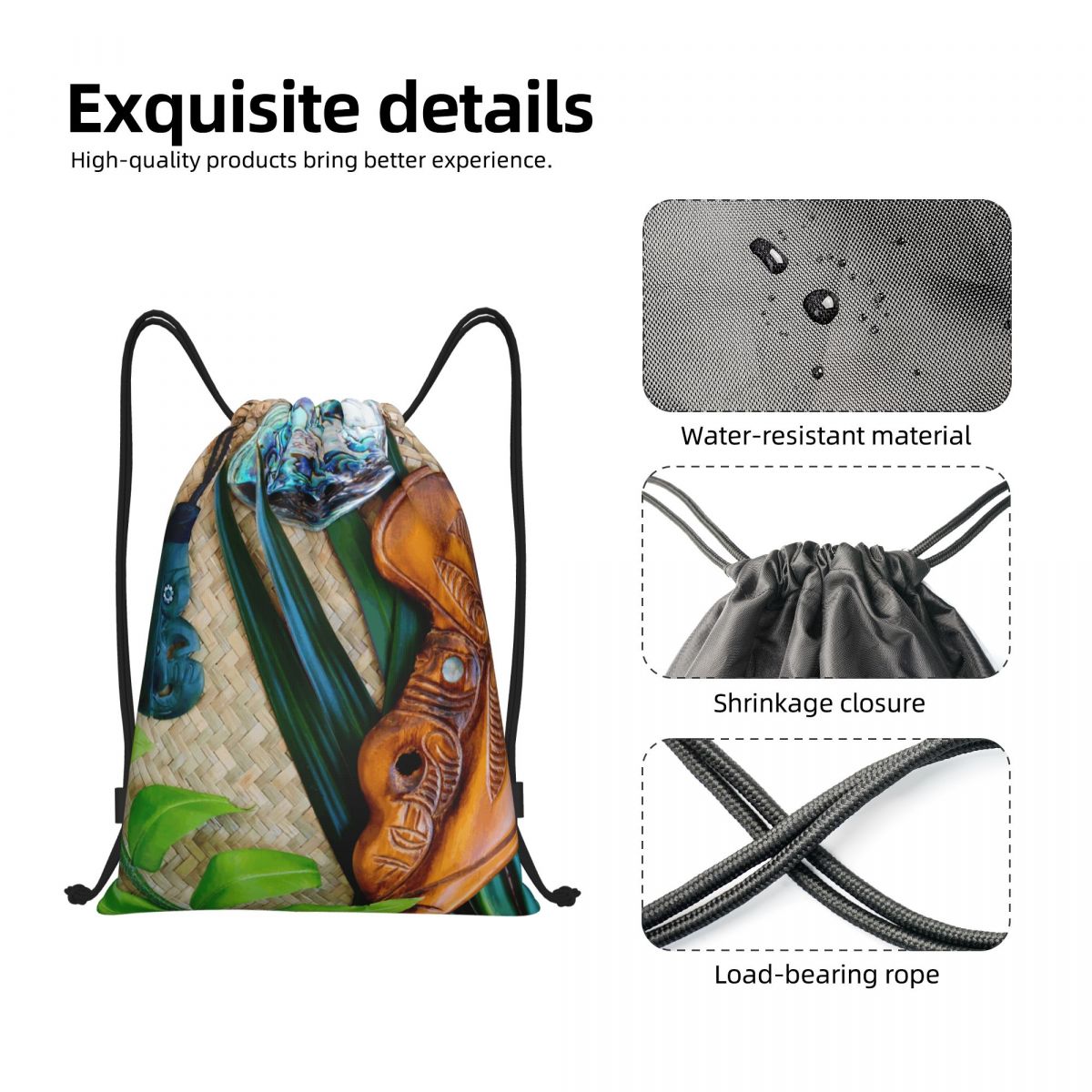 NZ Maoris thème sac à cordon h - Women Bags Nz avis et prix