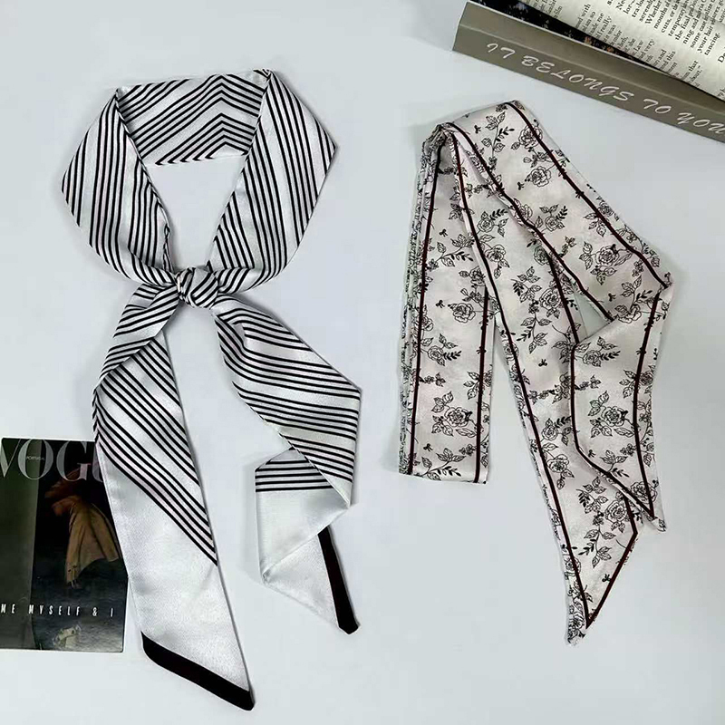 Foulard en satin fin à imprimé - Women Bags Polene avis et prix