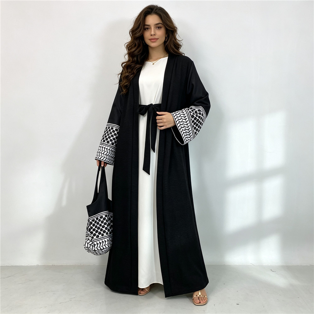 Ensemble 2 pièces Abaya ouvert - Women Bags Dubai avis et prix