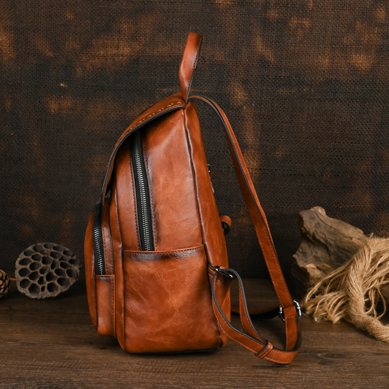 Sac à dos en cuir pour femme J - Women Bags Handmade avis et prix