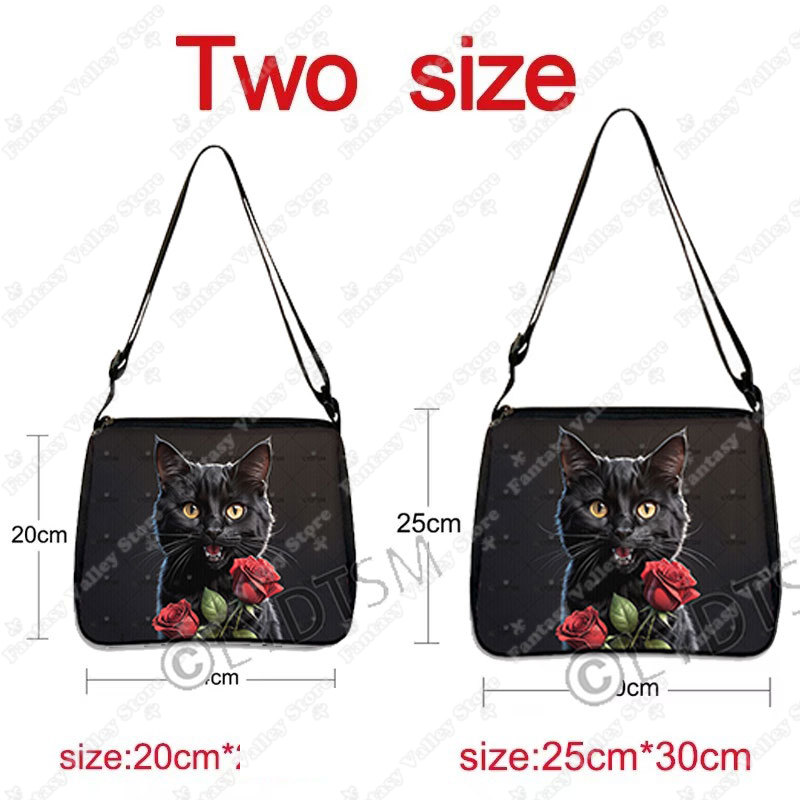 Sac à bandoulière imprimé chat - Women Bags Rack avis et prix