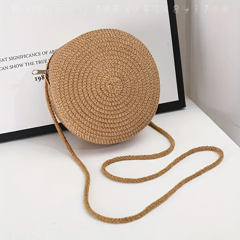 Sac bandoulière rond en rotin  - Women Bags Handmade avis et prix