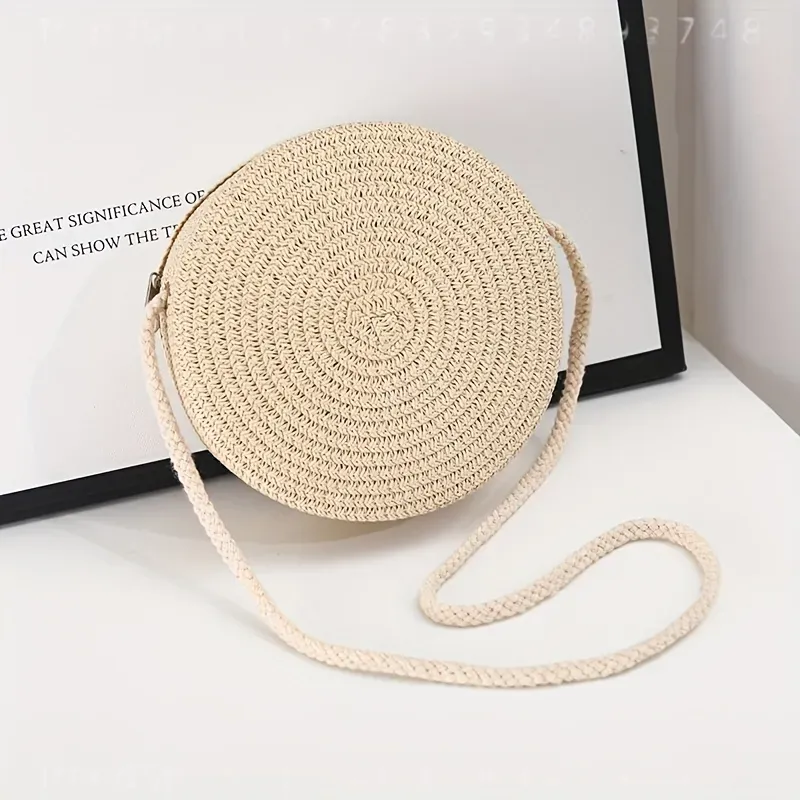 Sac bandoulière rond en rotin  - Women Bags Handmade avis et prix